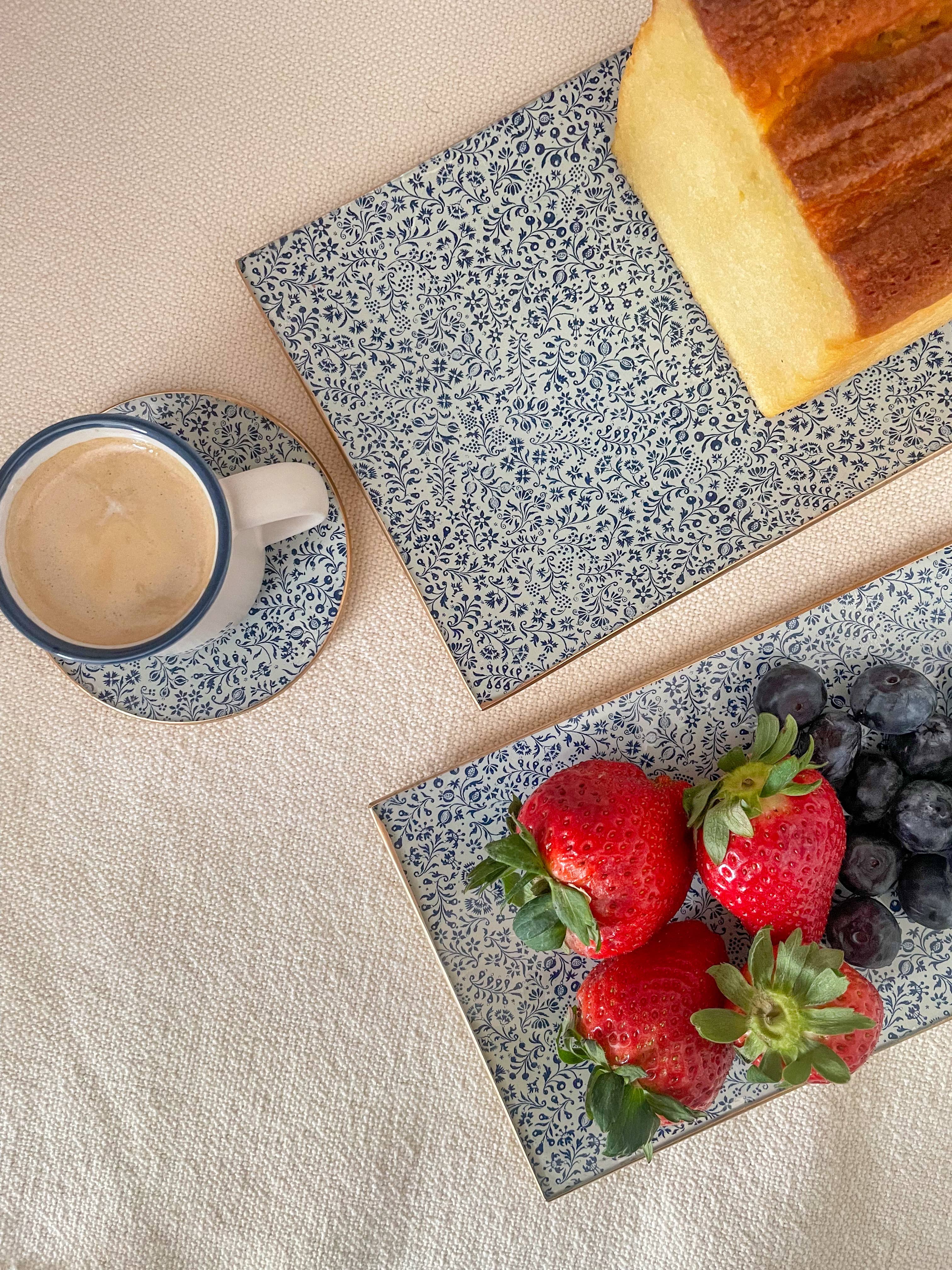 Biccara - Wholesale Decorative Tray - Liberty Rectangular Tray  – Decoupage Collection5