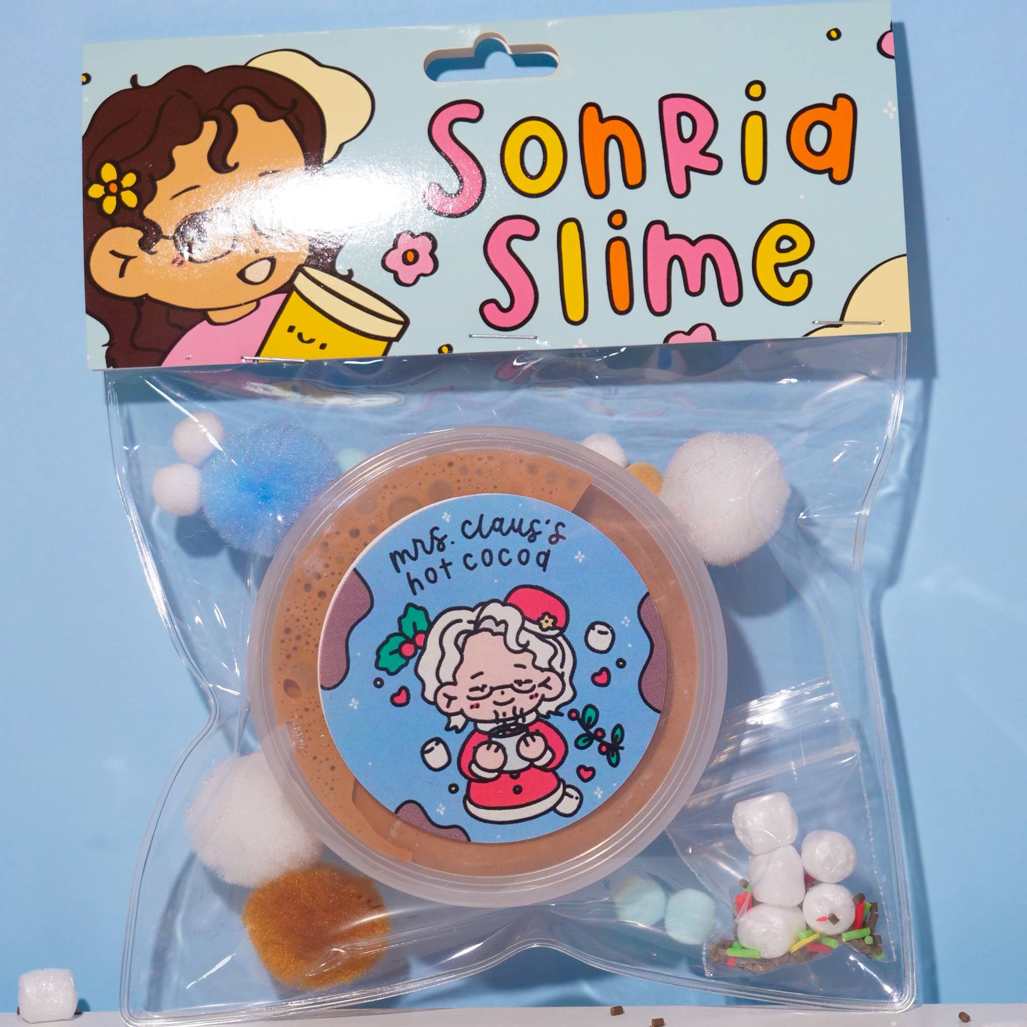 Sonria Slime LLC - Wholesale Putty/Slime - Kids - Mrs. Claus's Hot Cocoa Slime / Christmas Slime4