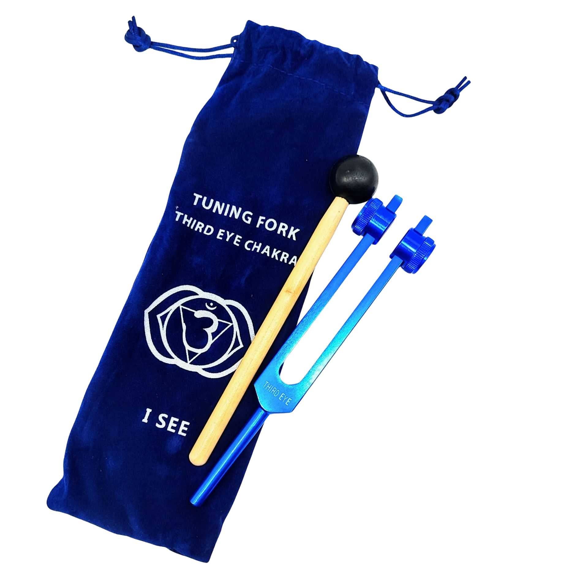Arômes & Évasions – wholesale Meditation supplies – Meditation Accessories -Chakra Tuning Fork -Colored Velvet Bag3