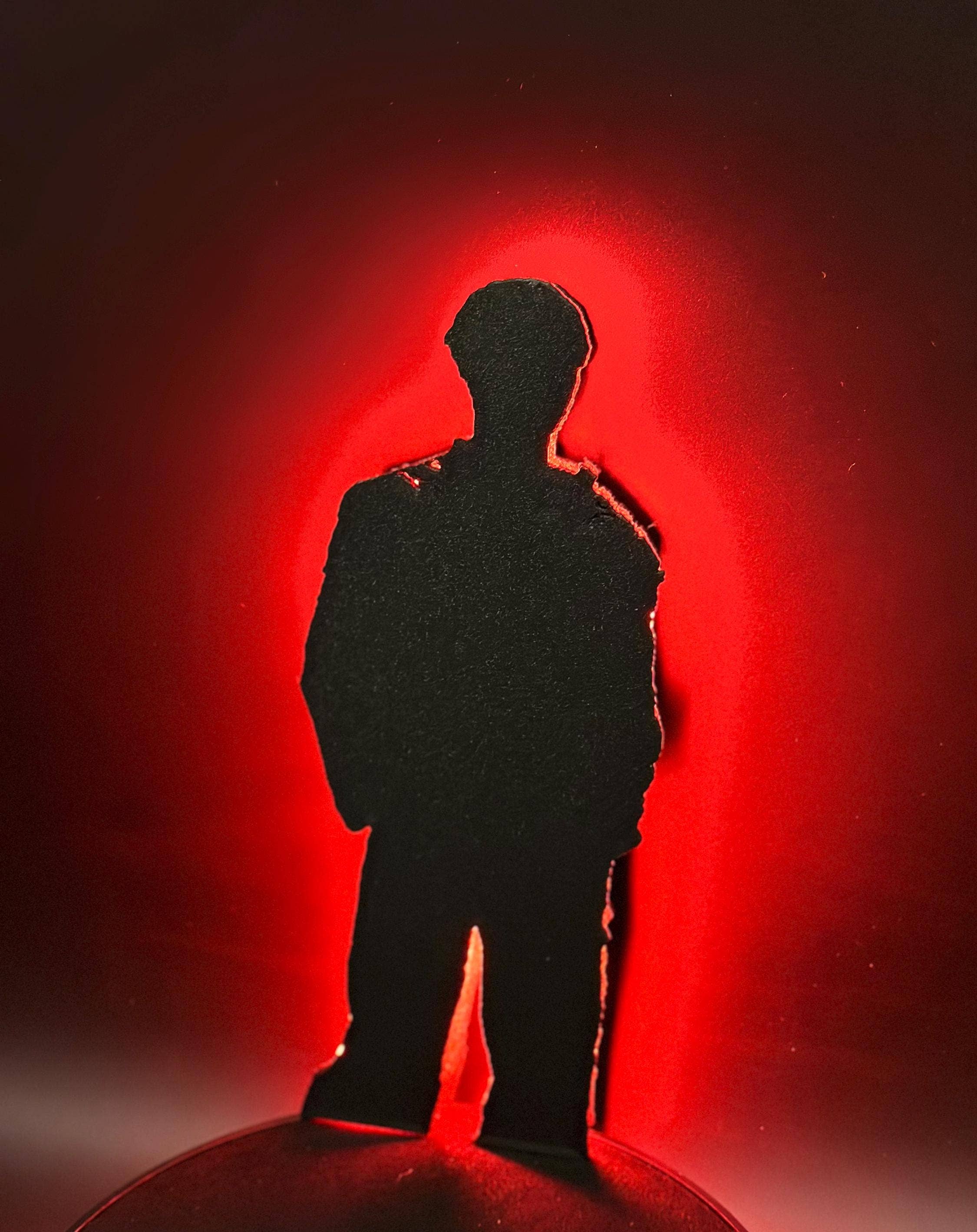 <3 Studio – Großhandel Akzent-/Schreibtischleuchte – Bang Chan LED-Silhouettenlampe: Farbwechselnde K-Pop-Dekoration, Stray Kids Raumlicht, Fan-Geschenk8