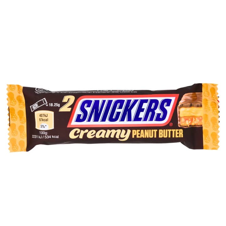 2X Snickers Creamy Peanut Butter 24pck (European) for wholesale by Global Bite Co