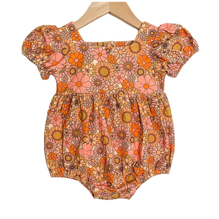 Lexi Bubble | Retro Floral | Cotton for wholesale by Sadie Scott