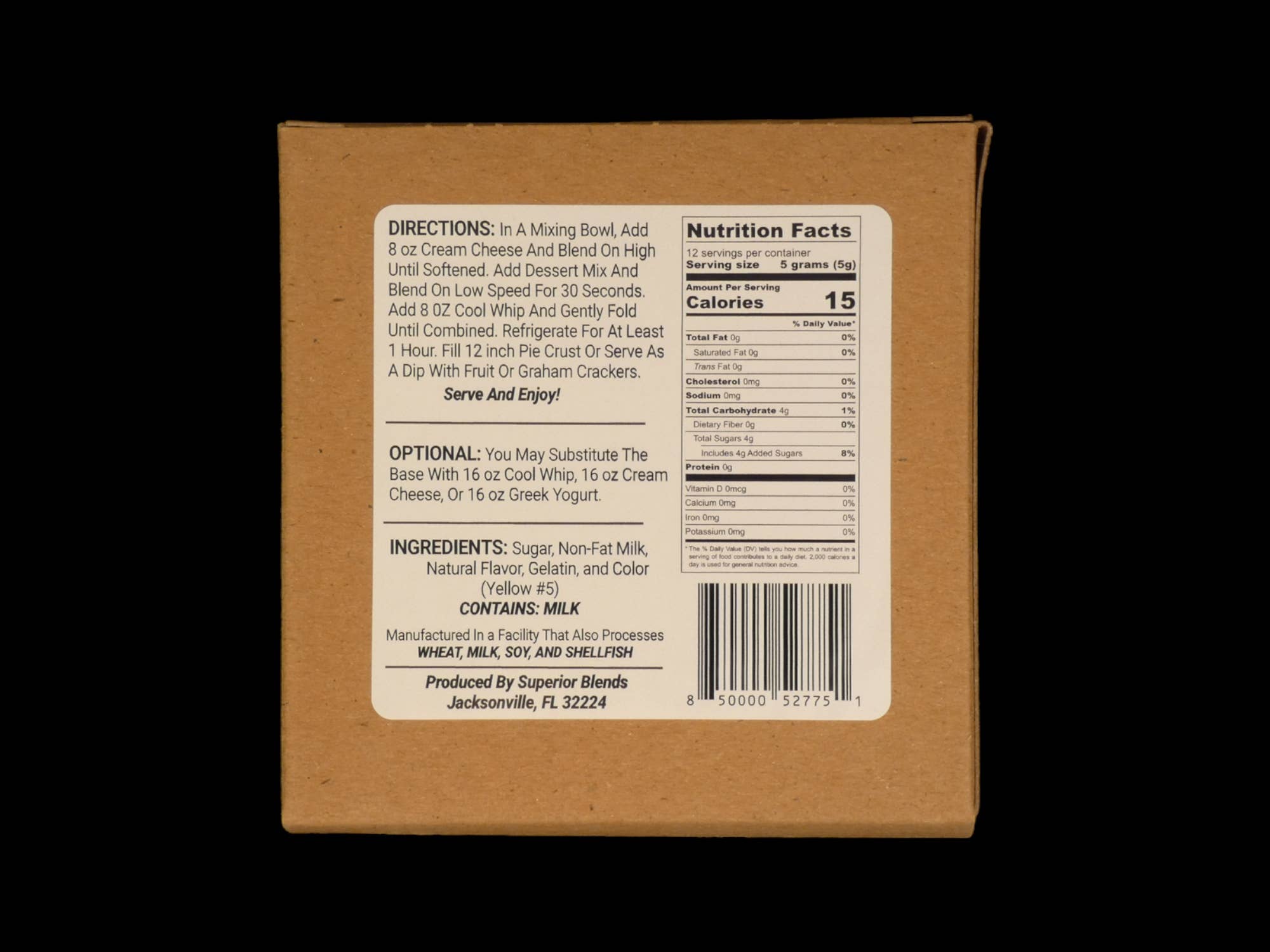 Superior Blends - Vente Mélanges pour gâteau - Mélange à dessert au citron 1