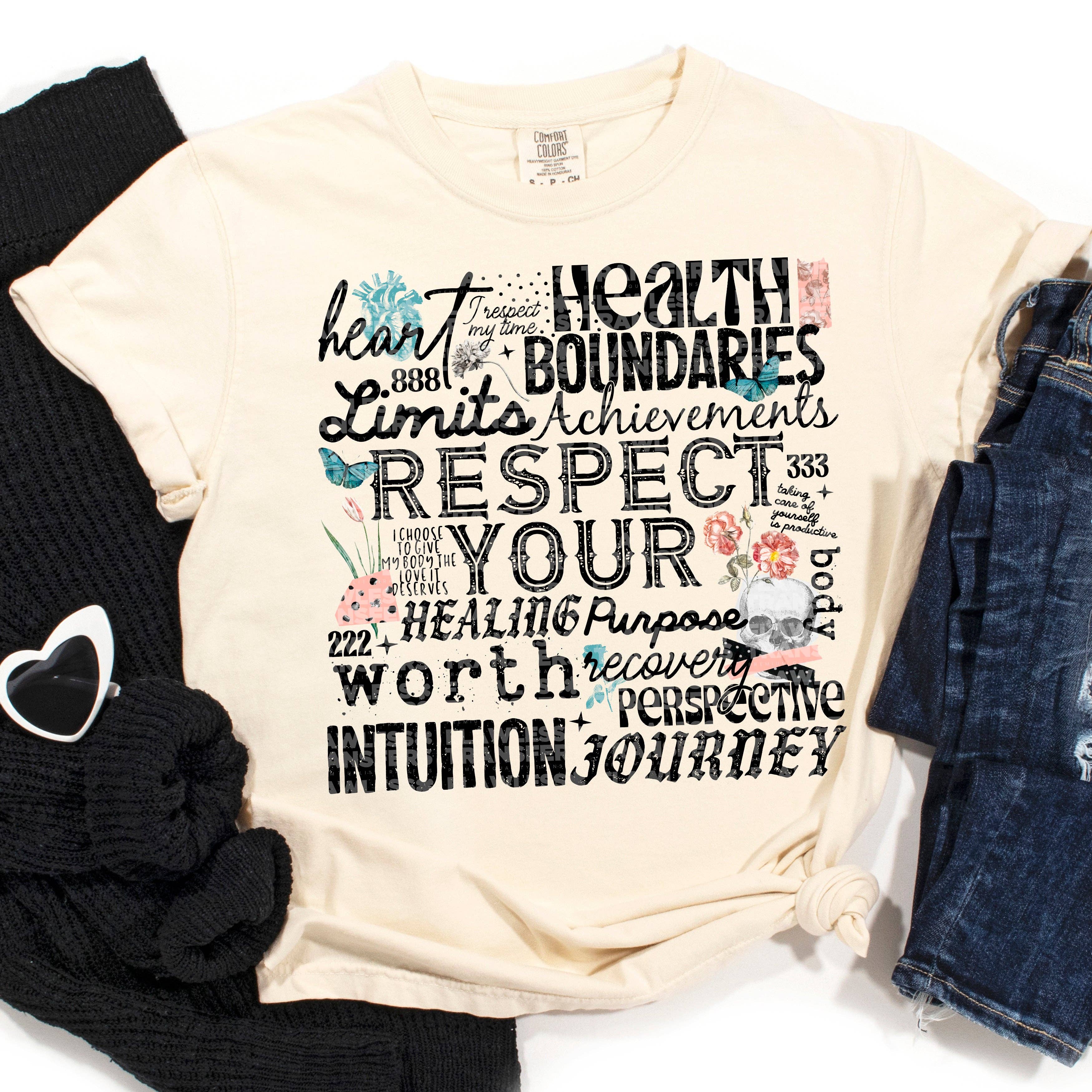 Flawless Transfers - Wholesale Sublimation Transfer - Respect Your Mental Health DTF Transfer0