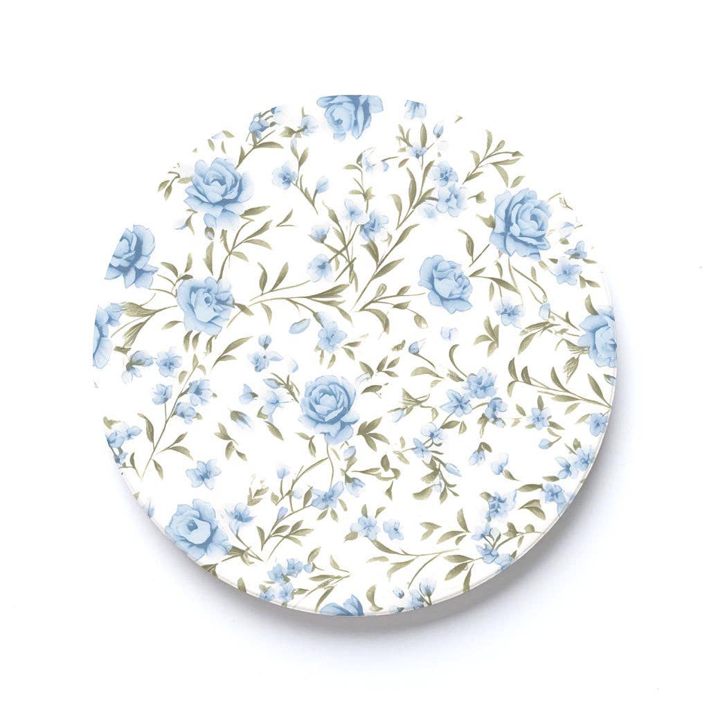Clairmont & Co - Wholesale Car Coaster - Women's - Floral Pattern, Car Coaster, Chinoiserie, Stocking Stuffer