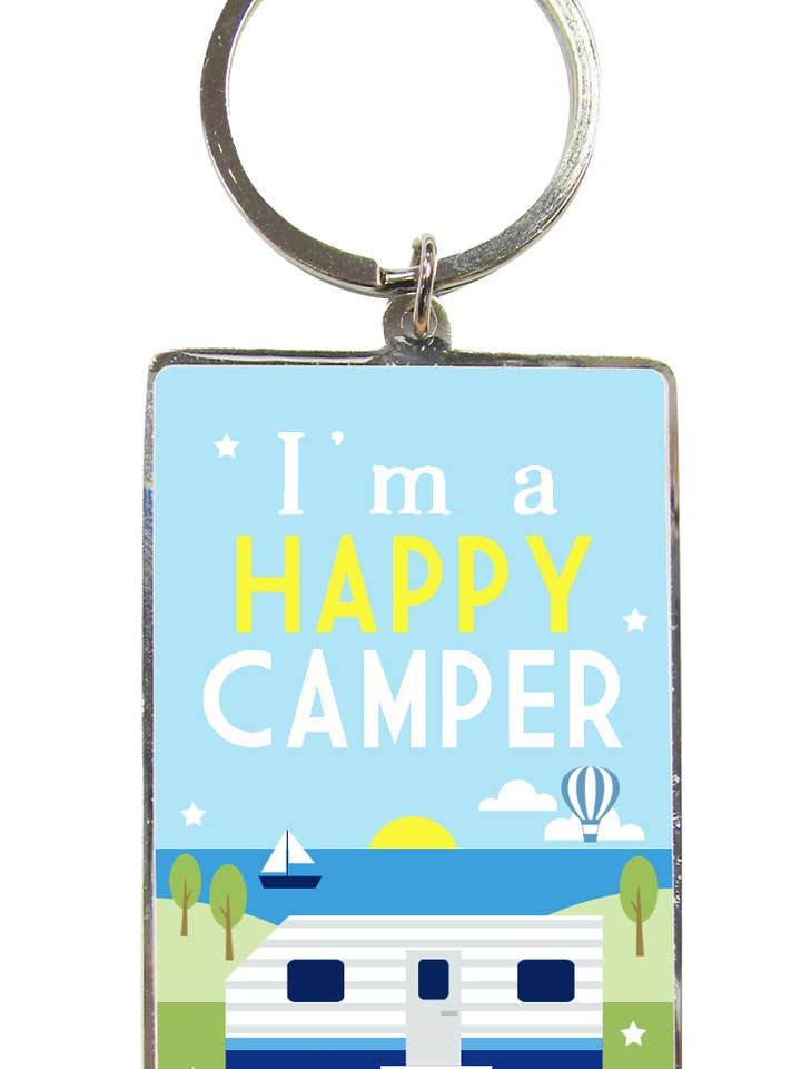 Kr199 | SOU UM Campista Feliz - Porta-chaves | £1,25 Cada Um De 6 por atacado de WPL Gifts