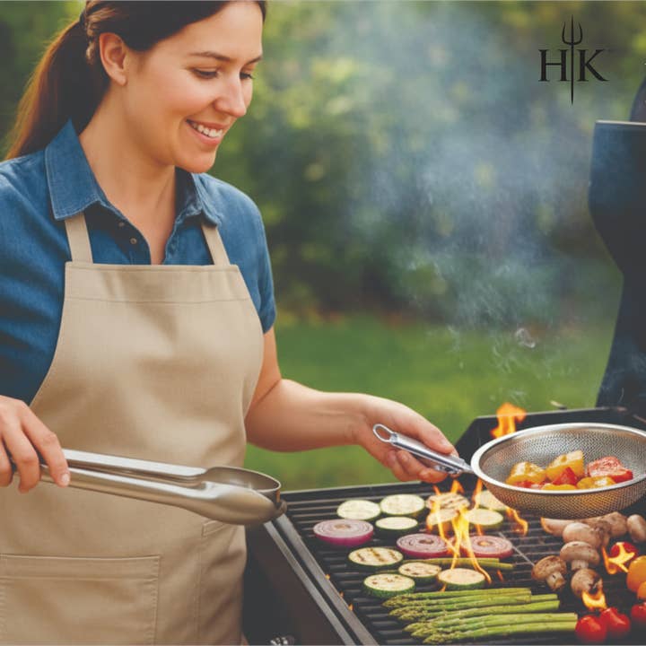 Hell's Kitchen - Wholesale Grill Pan/Griddle - Hell's Kitchen Stainless Steel Grill Basket6