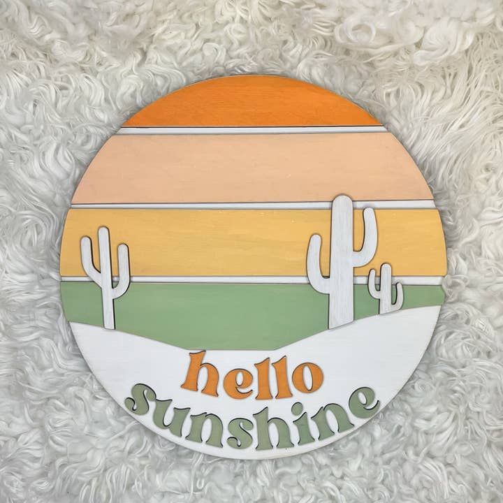 Hello sunshine for wholesale by Home & Harbor Design Co.