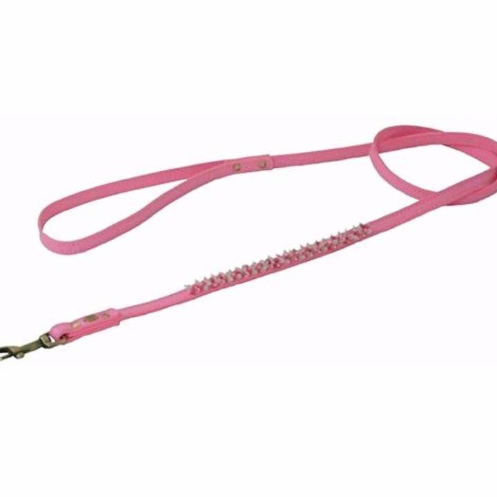 Dosha Dog - Wholesale Pet collar – Dog - Mini Beaded Collar/Leash - Dark Pink, Quartz2