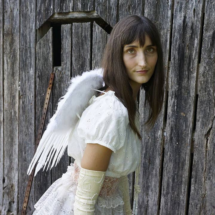 Zucker Feather Products - Wholesale Costume - Kids - Small White Angel Costume Wings - Halloween Cosplay Feather2