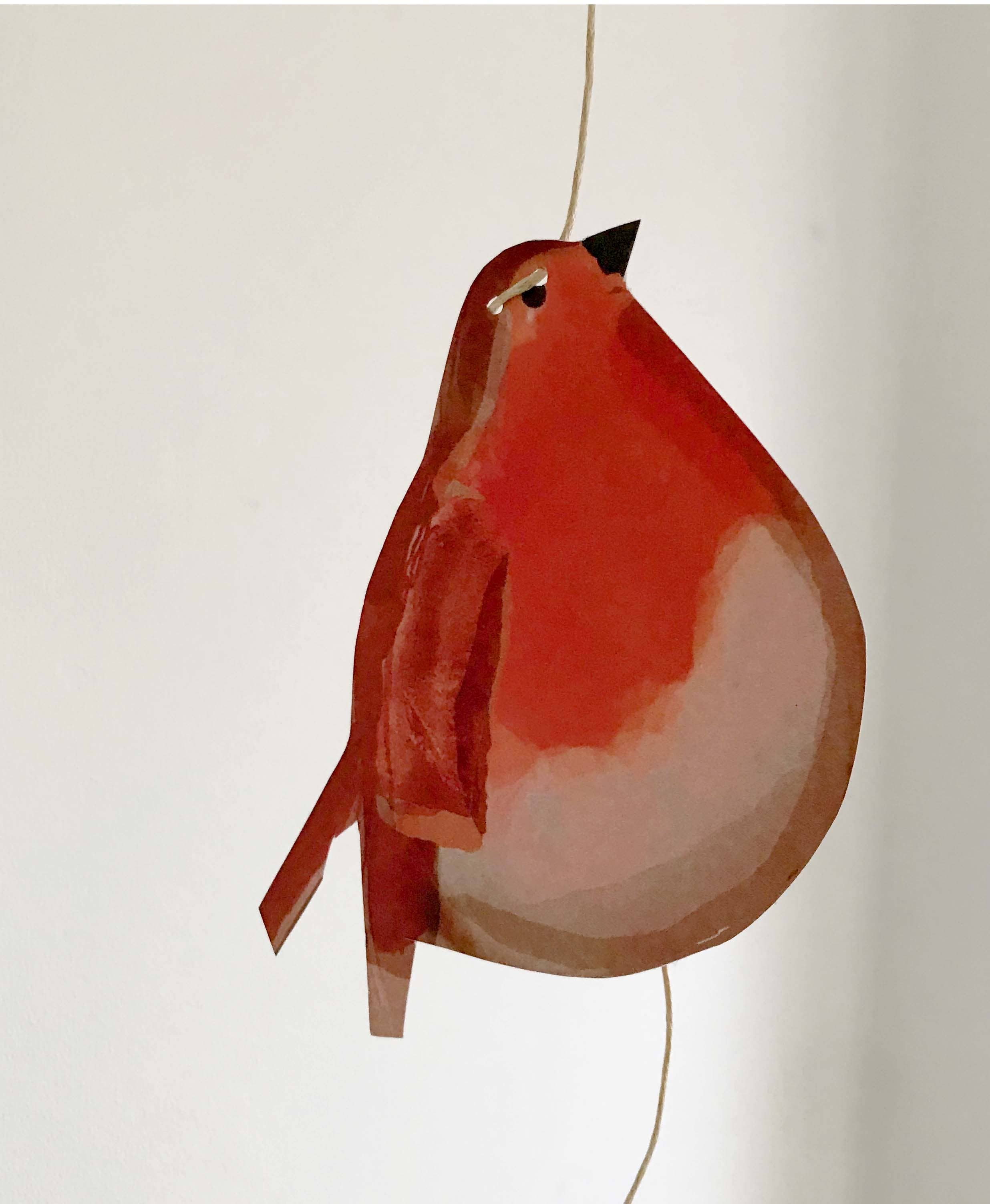 wini-tapp - Vente Fanion/guirlande - Guirlande de rouges-gorges festifs2