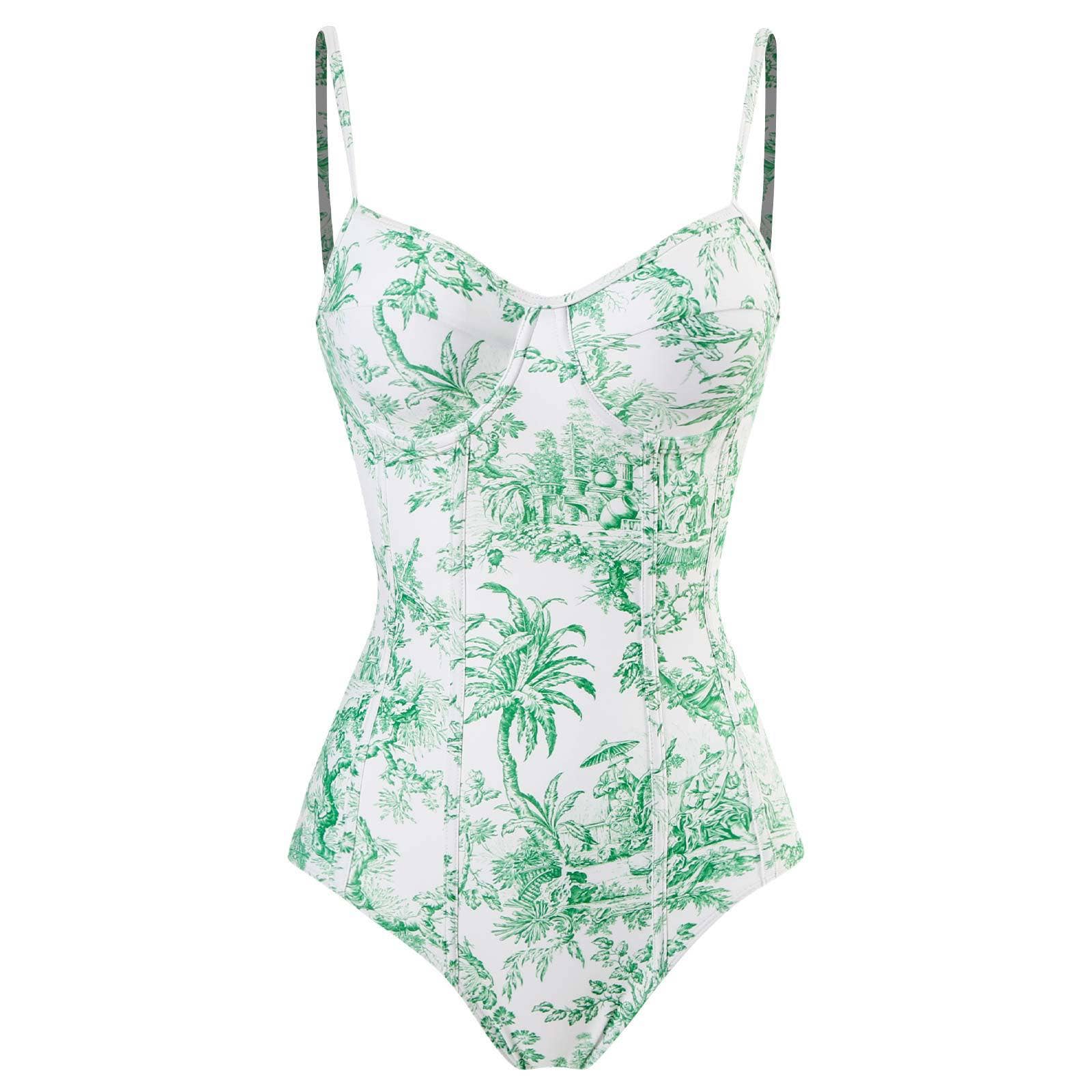 Sweetkama - Wholesale Two Piece Swimsuit - Women's - Open Back One Piece Swimsuit with Cover Up Y805