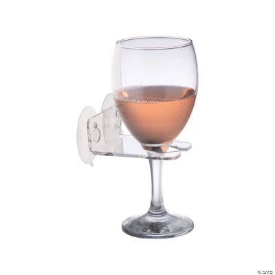 Fun Express - Wholesale Drink Huggers & Koozies - SHOWER WINE GLASS HOLDER (PC/DC, 6PC)2