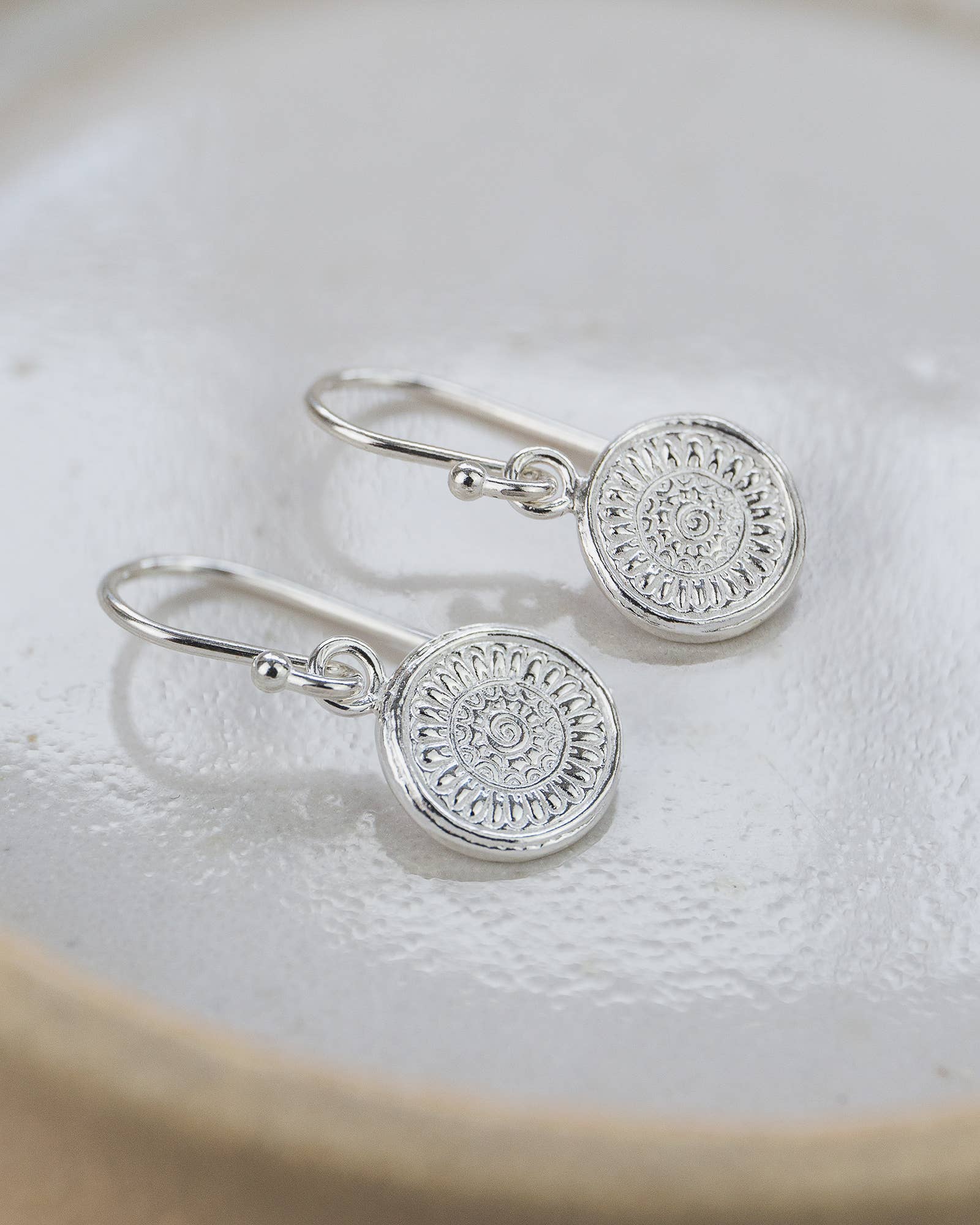Lucy Kemp Jewellery – wholesale Dangle earrings – Sterling Silver Talisman Earrings1