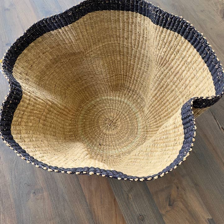 Mbare Home + Gift - Wholesale Basket - Black-Trimmed Wave2