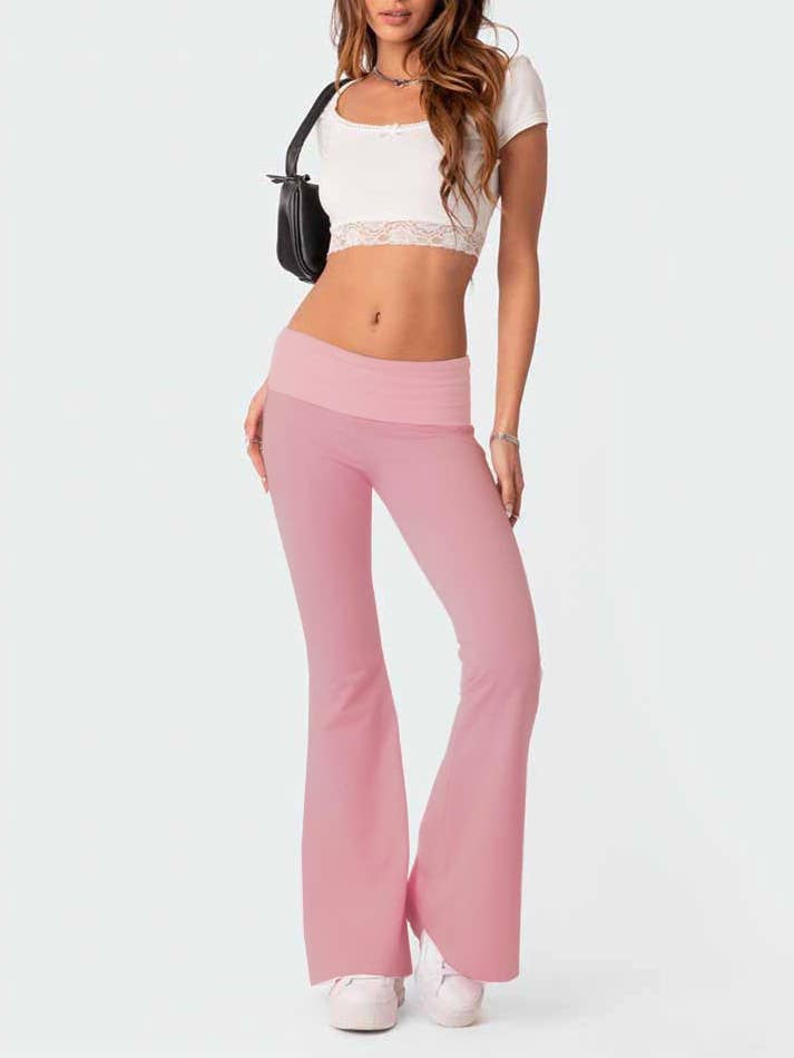 Rosa Clothing - Wholesale Pants - Women's - basic low rise flare pant30