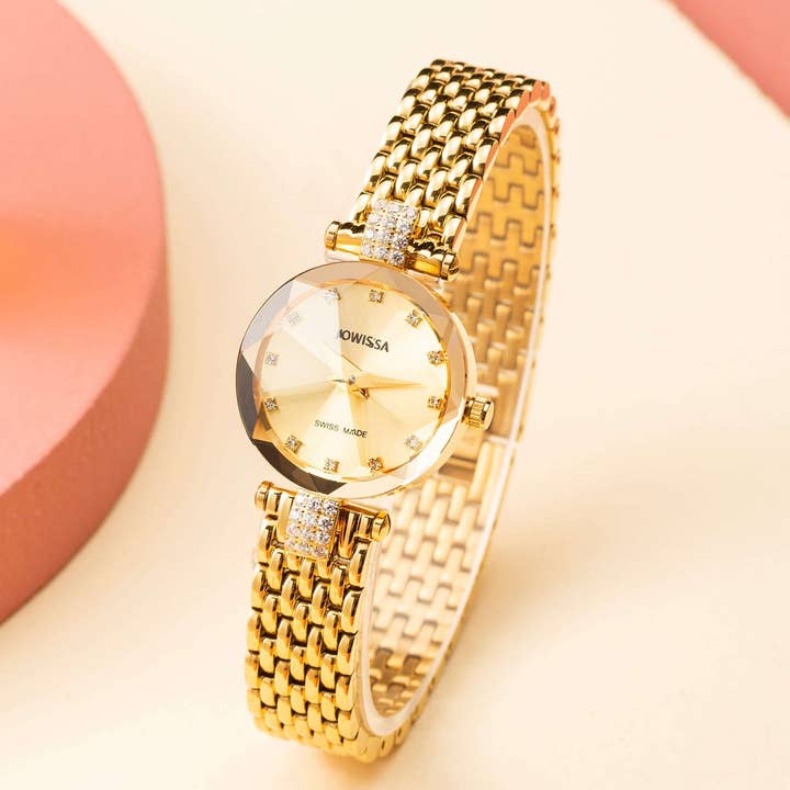 Jowissa - Wholesale Wrist Watch - Women's - Facet Strass Swiss Ladies Watch J5.629.S4