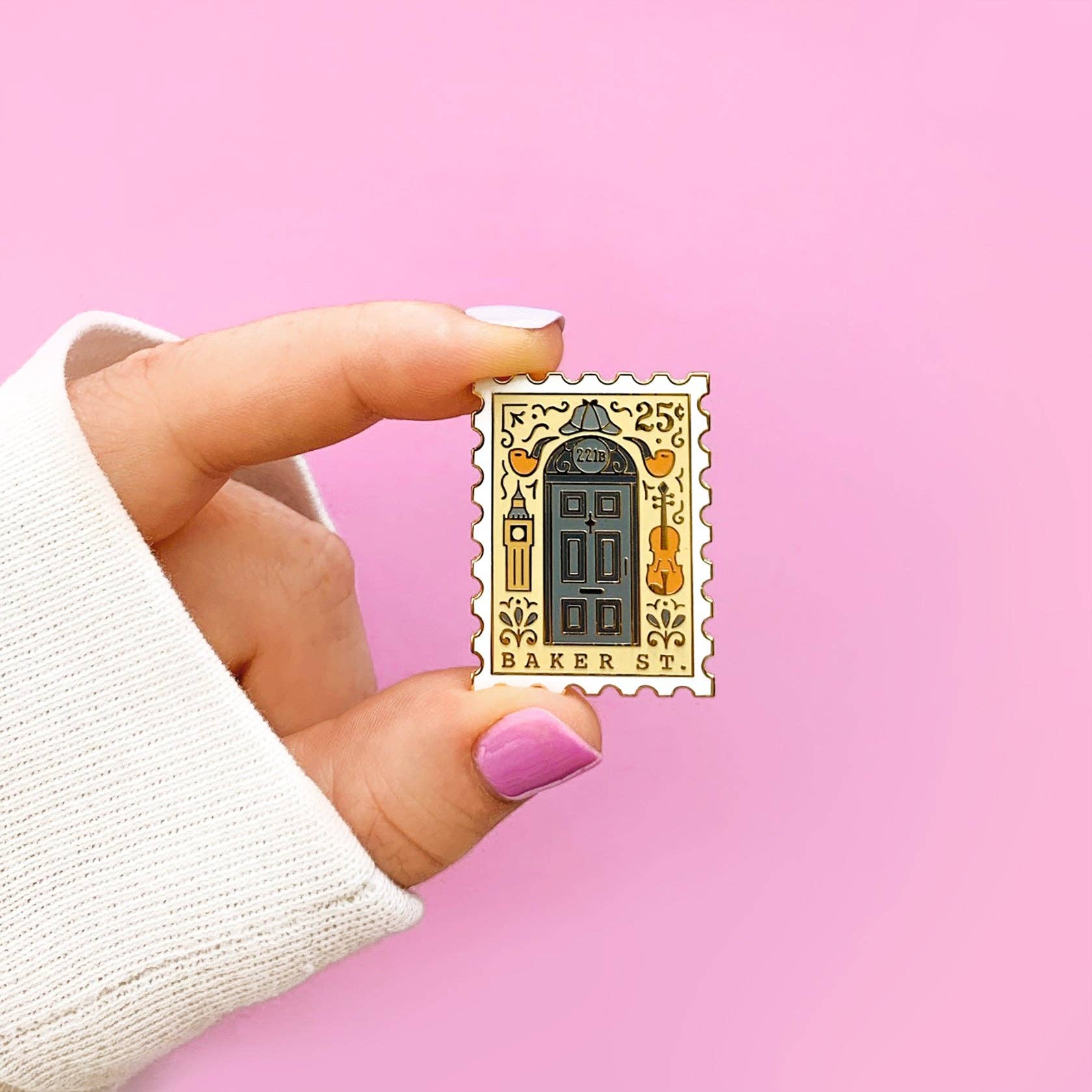 Joy Addict - Wholesale Lapel Pin/Button - Baker Street Enamel Pin1