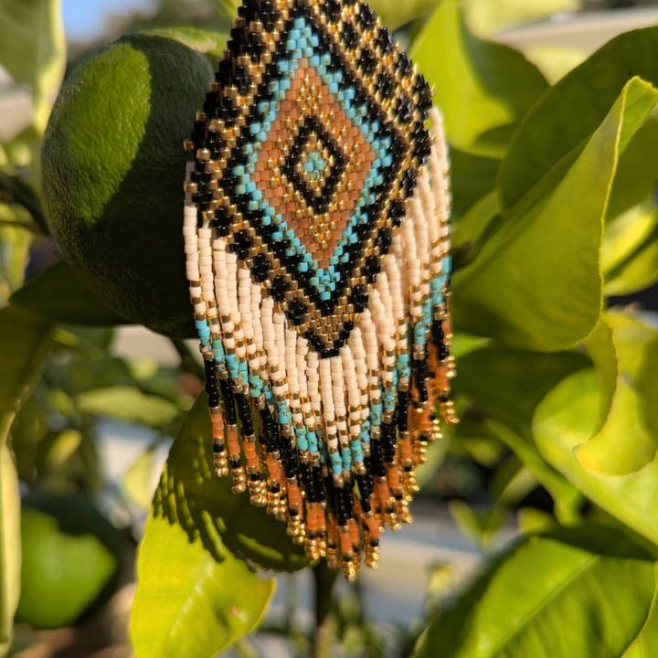 Agua del Río - Wholesale Dangle Earrings - Ethnic earrings handmade miyuki beads - TEMPLO2