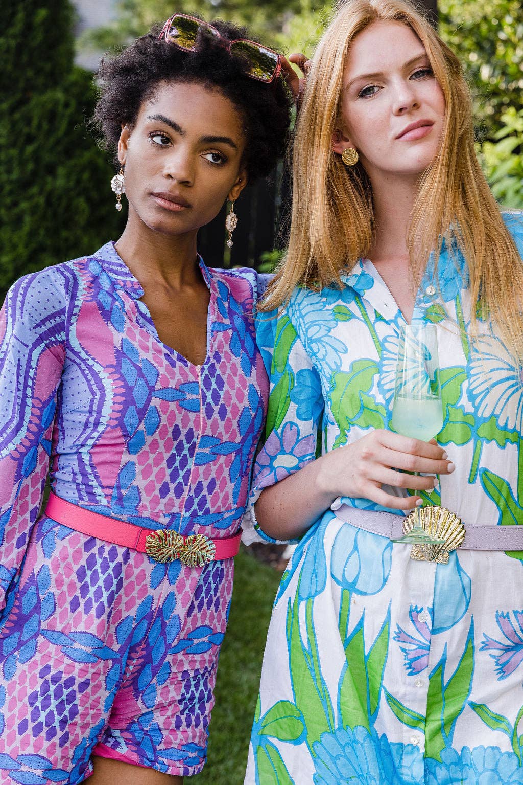 Cesoli - Wholesale Belt - Women's - Barbie & Raspberry Reversible Leather Belt | 3cm5