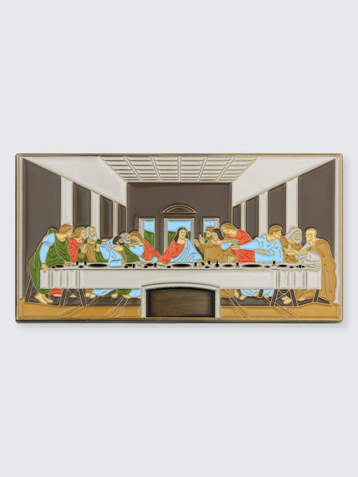The Last Supper • Enamel Pin for wholesale by Pin Museum