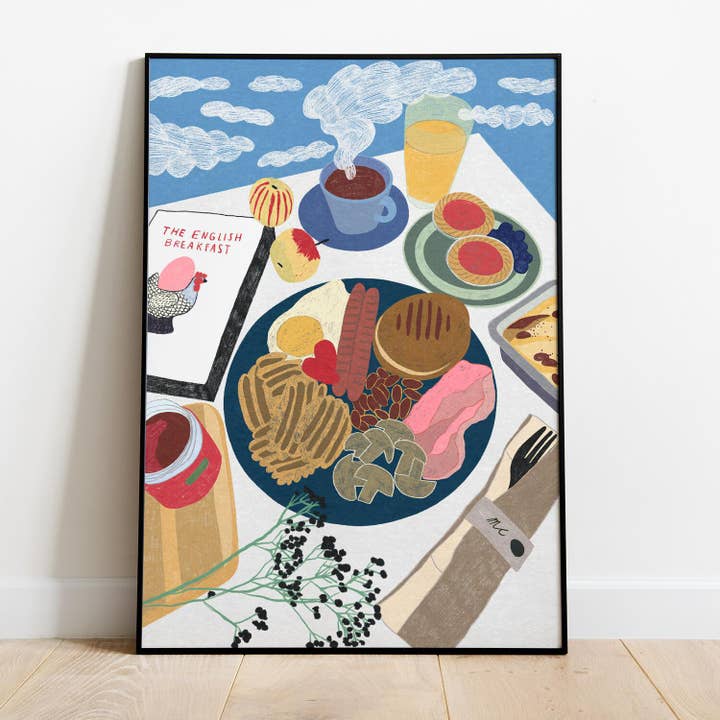 Petit-déjeuner anglais pour la vente par Marina Ester Castaldo