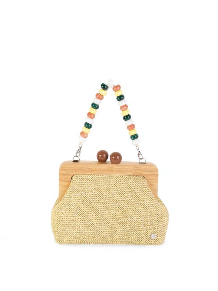 VF26112_41 - FEST JANA CLUTCH NATURLIG RAFIA för wholesale av Kbas