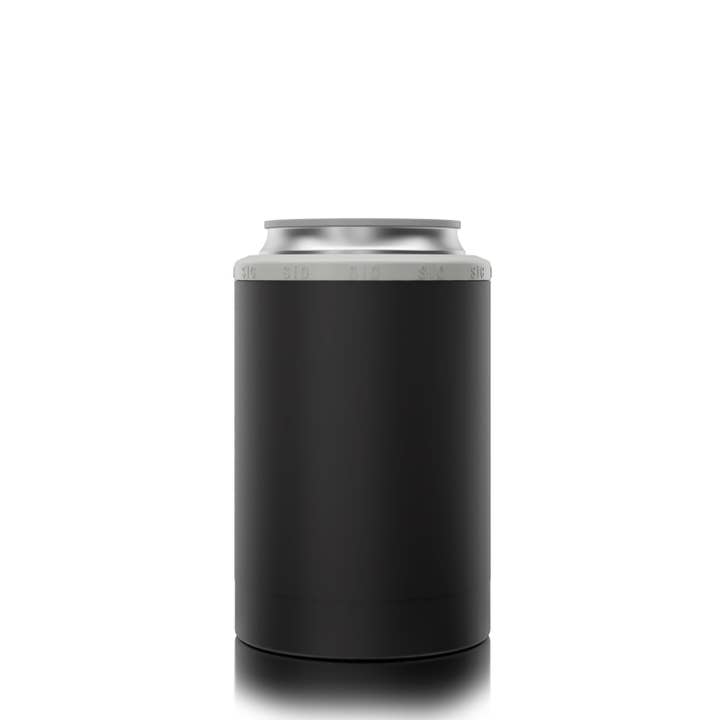 SIC Cups - Wholesale Drink Huggers & Koozies - SIC Can Cooler | Matte Tuff Black1