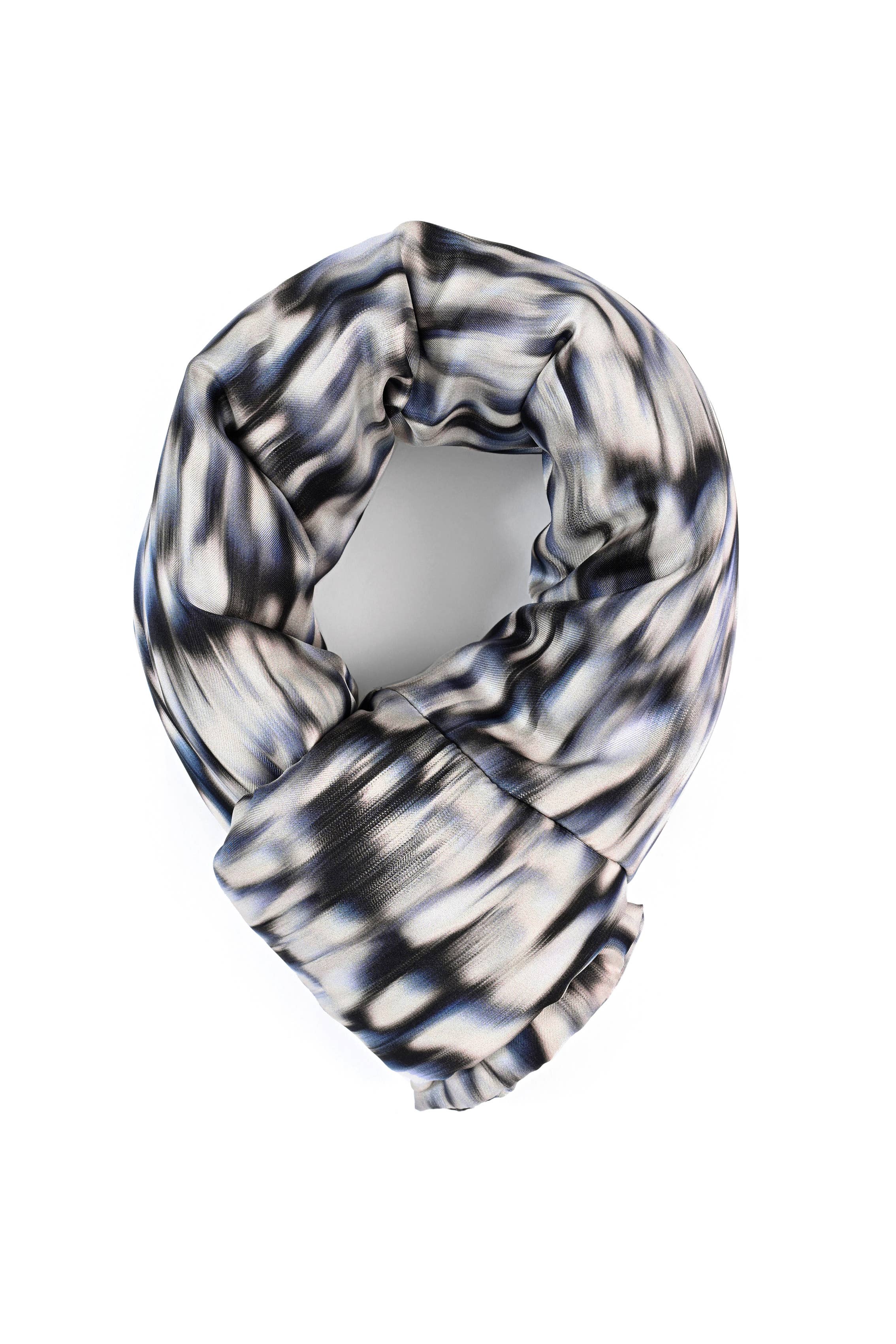 Abstract - Wholesale Scarf - Unisex - Mini padded scarf in printed silk8