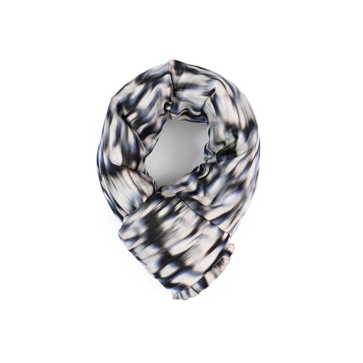 Abstract - Wholesale Scarf - Unisex - Mini padded scarf in printed silk8