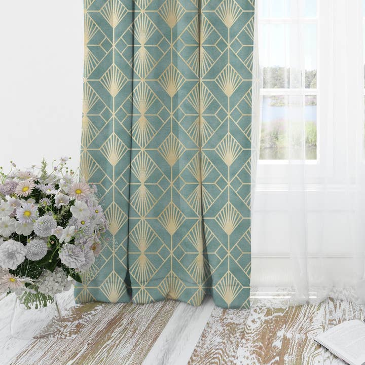 Kungliga gröna mörkläggningsgardiner för wholesale av Empowering Decor