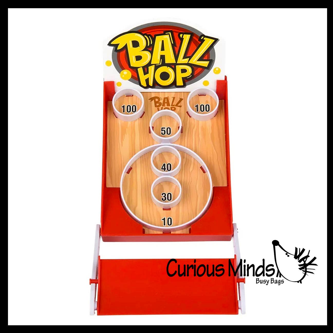 Curious Minds Toys - Wholesale Board Game - Mini Arcade Ball Toss Tabletop Sports Game - Launch Balls in1