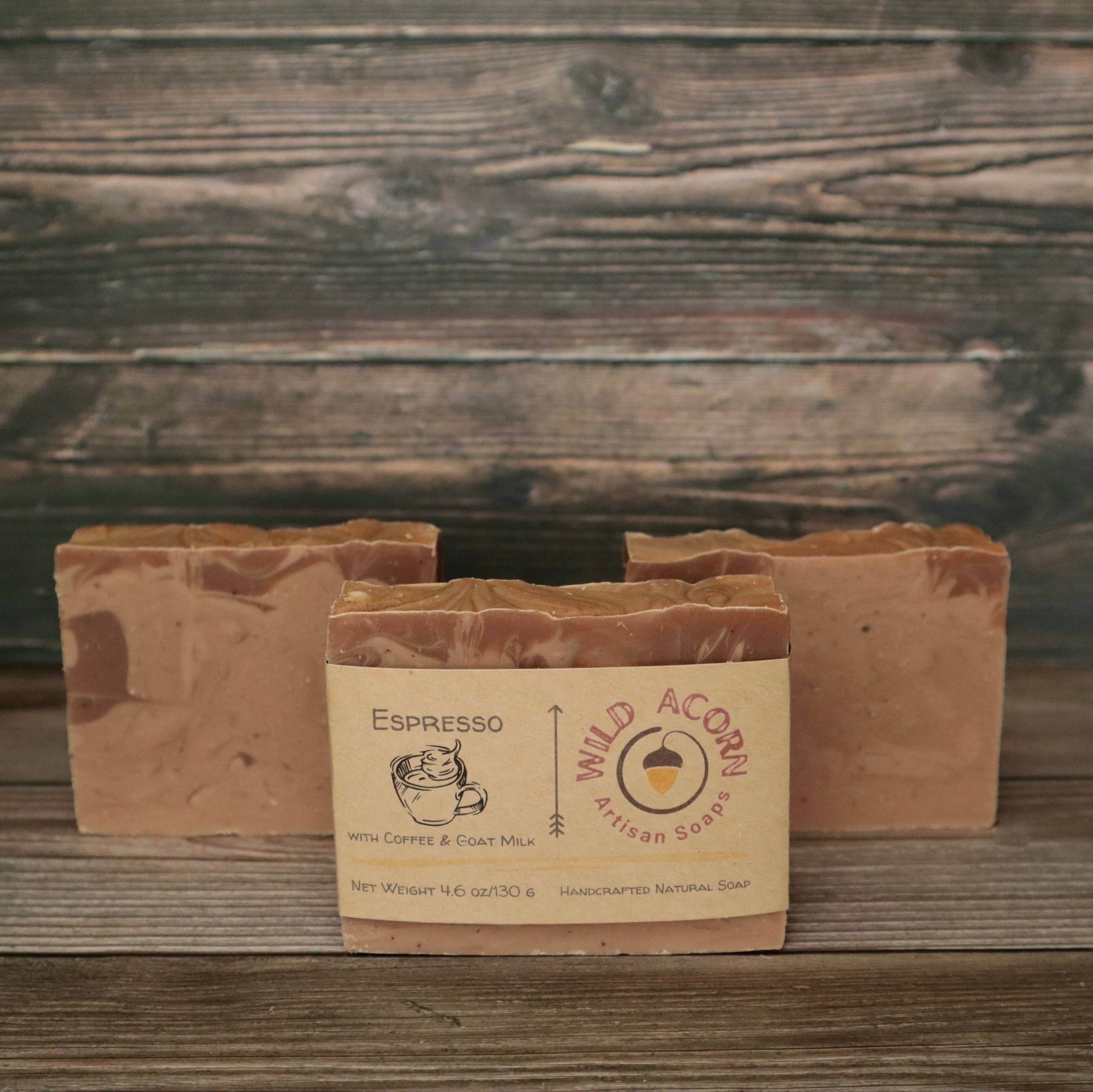Wild Acorn Artisan Soaps LLC - Wholesale Bar Soap - Espresso Soap with Goat Milk2
