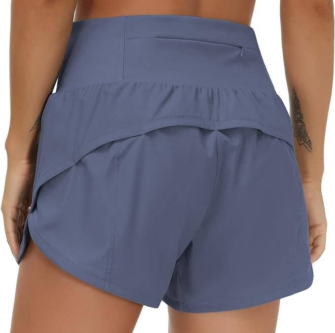 Rosa Clothing - Wholesale Shorts - Women's - athletic workout high-rise short w back pocket - 29 colors16