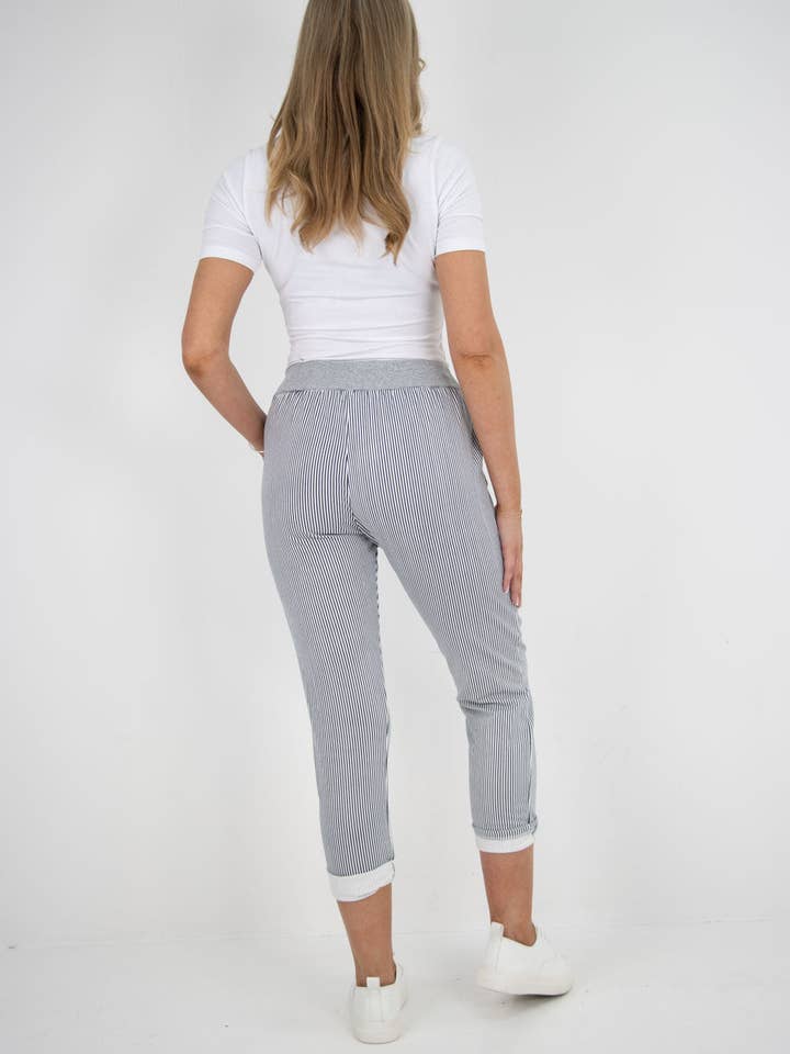 Miss Bold - Wholesale Pants - Women's - Italian Printed Cotton Ladies Trouser8