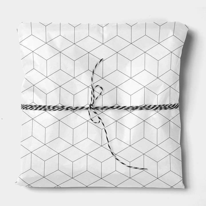 Geowire Cube Gift Wrap for wholesale by The Design Craft
