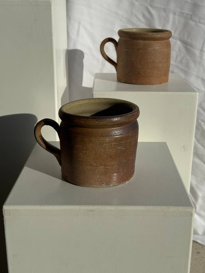 Speckled stoneware rillettes pot Saint Amand H13 (1) for wholesale by Office Objets