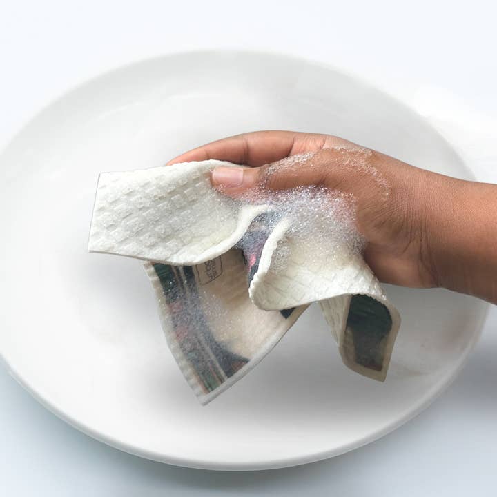 Urban Smirk - Wholesale Dishcloth - Adulting - Funny Vintage Swedish Dishcloth for White Divas2