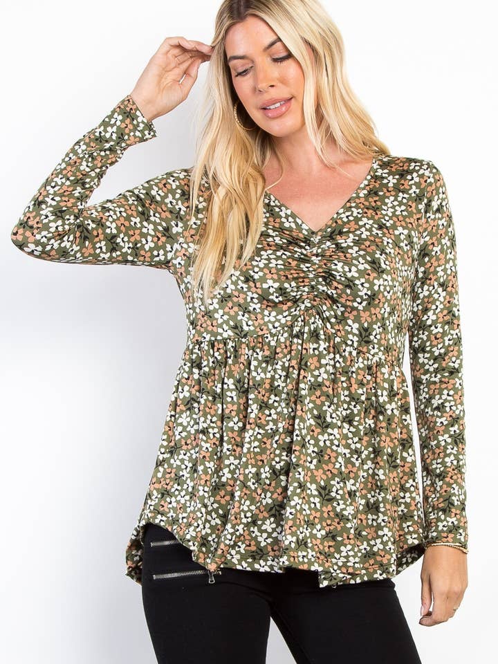 PT11483PLUS FALTENFREIES, MITTIG EINGEROLLTES OBERTEIL für den Großhandel von Emme Kay