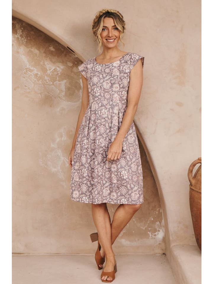 Kalina Dress - Viola for wholesale on Faire4