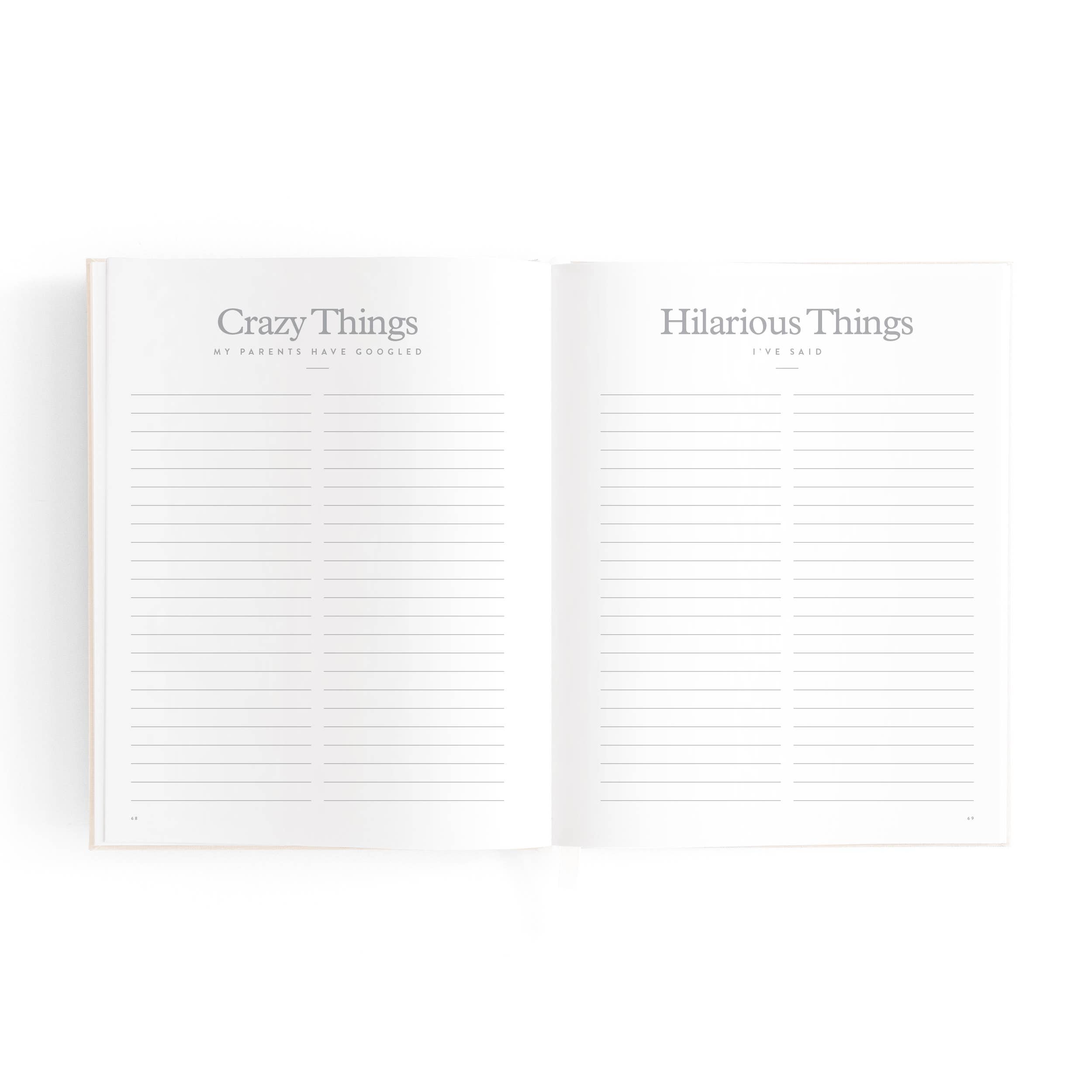 Fox & Fallow – wholesale Minnesbok - Barn och baby – Mini Baby Book Havregryn11