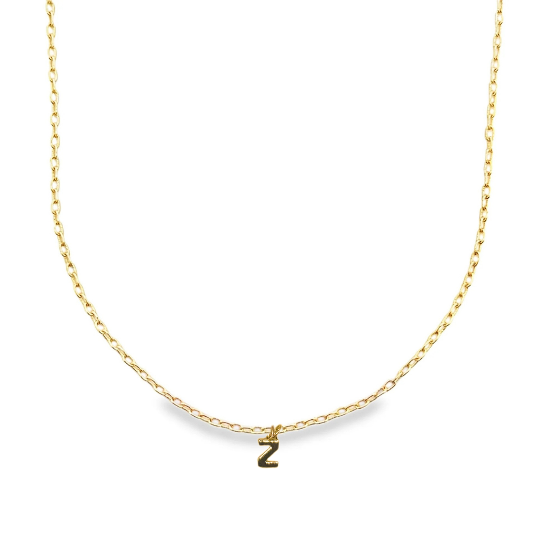 Camilla Limón - Wholesale Pendant/Charm Necklace - Tiny Initial Charm Personalized Gold-Filled Necklace24