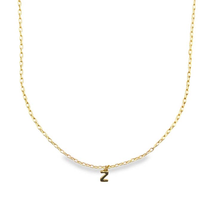 Camilla Limón - Wholesale Pendant/Charm Necklace - Tiny Initial Charm Personalized Gold-Filled Necklace24