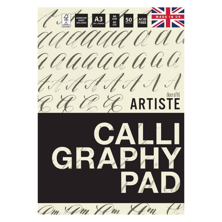 Artiste A3 Calligraphy Practice Pad 90gsm 50 Sheets for wholesale by West Design Products