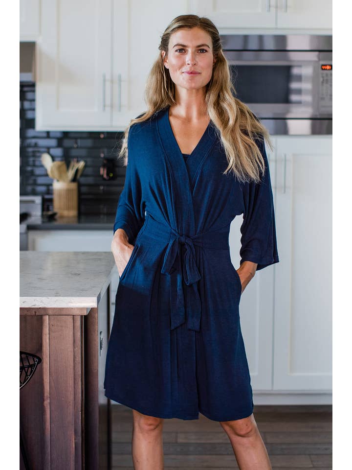 YALA - Wholesale Robe - Women's - KENDRA KIMONO BAMBOO SWEATER ROBE1