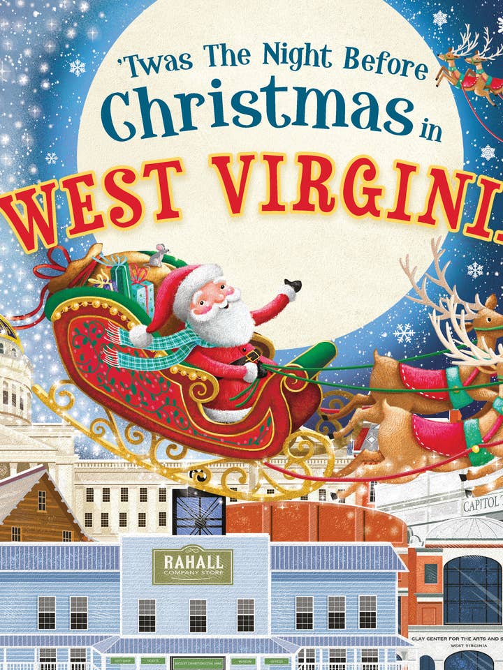'Twas the Night Before Christmas in West Virginia (HC) for wholesale by Sourcebooks