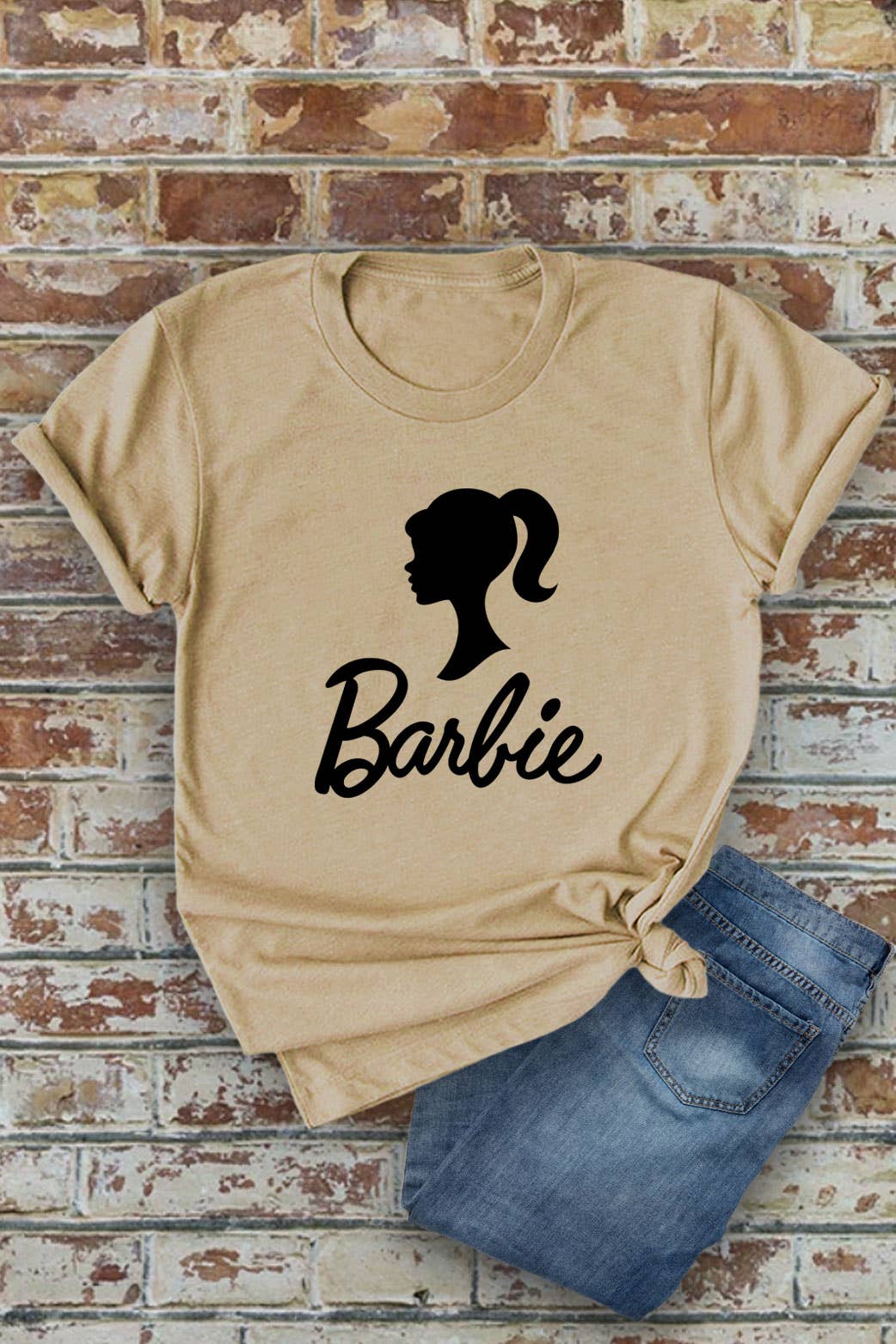 Top Avenue - Wholesale Screen Printed T-Shirt - Women's - Hot Barbi, Unisex Round Neck T-Shirt11