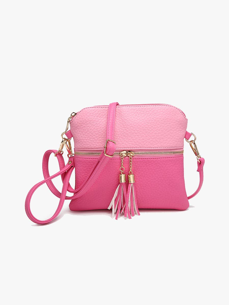 Jen & Co. – bolsa tiracolo - Mulher por atacado – M1785 Tara Bolsa a Tiracolo/Pulseira com Duplo Fecho de Correr3