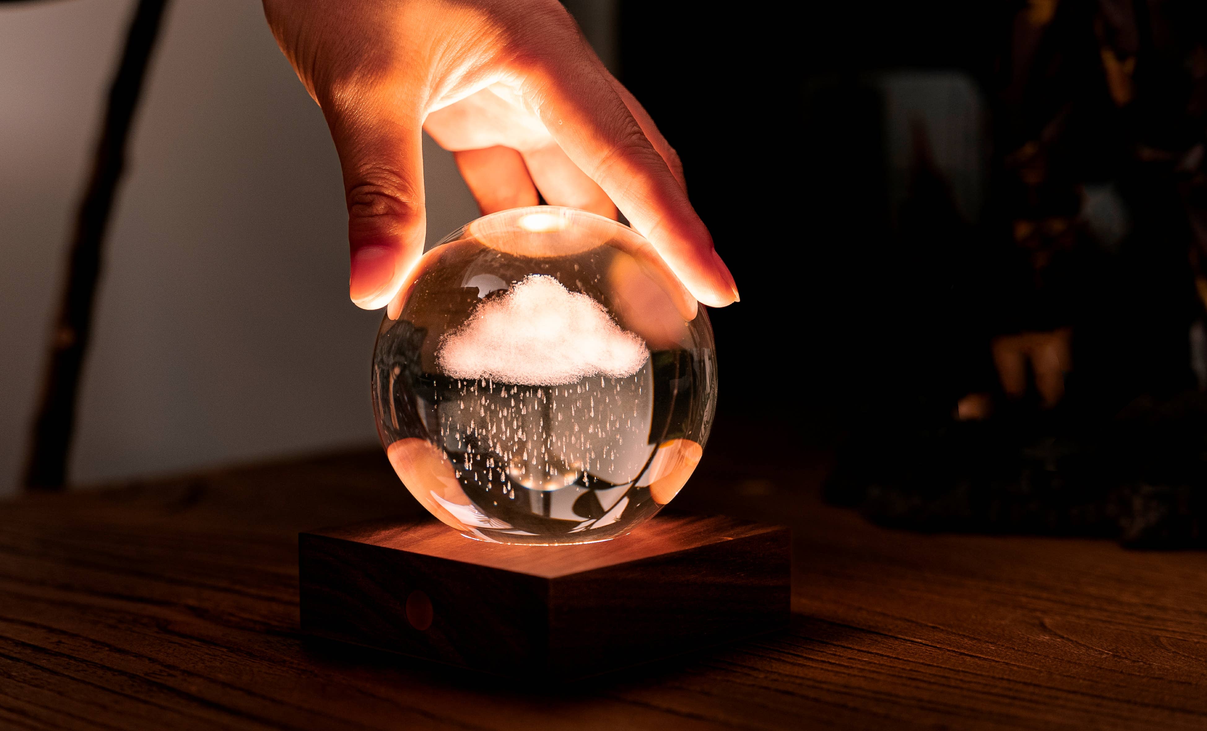 Gingko Design - Wholesale Night light - Amber Crystal Light6