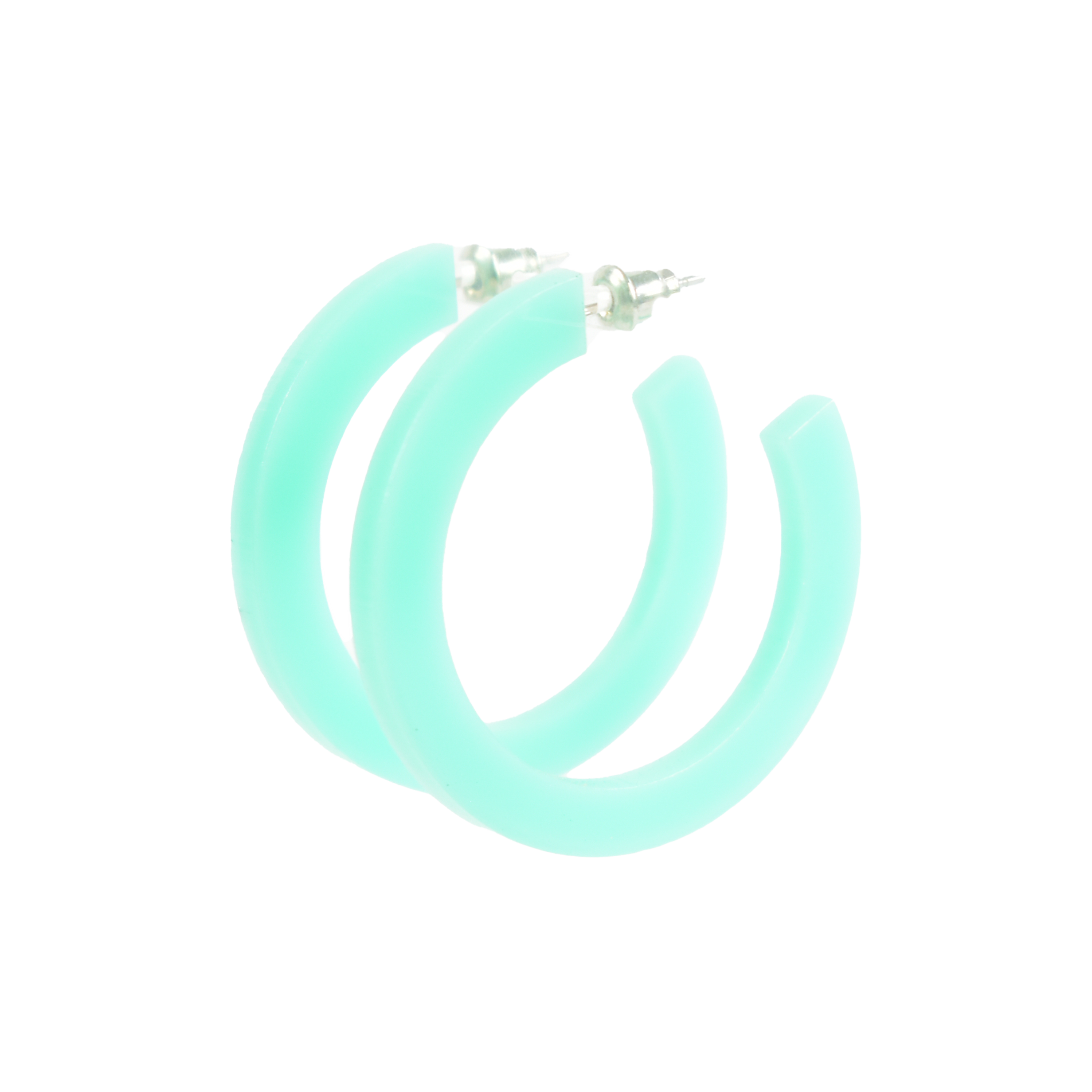 The Paper Dress – wholesale Hoop earrings – Colorful Lightweight Acrylic Hoop Earrings62